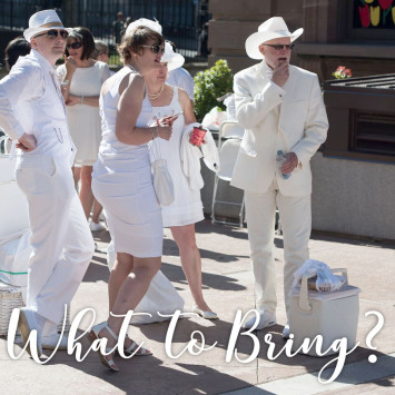 What to bring for Le Diner en Blanc - Singapore event on 12 May?