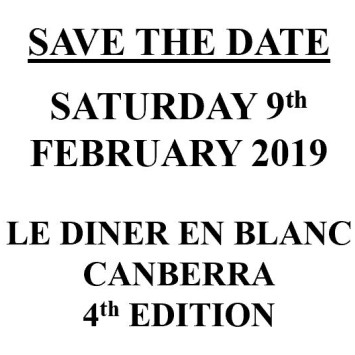 SAVE THE DATE - SATURDAY 9 FEBRUARY 2019
