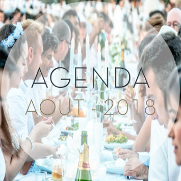 Le Dîner en Blanc - August 2018 Calendar