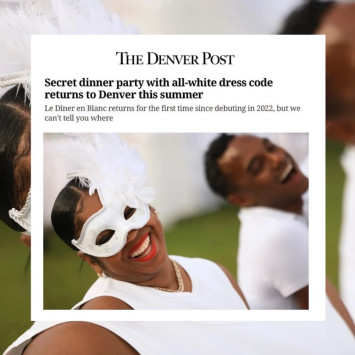 Secret dinner party with all-white dress code returns to Denver this summer