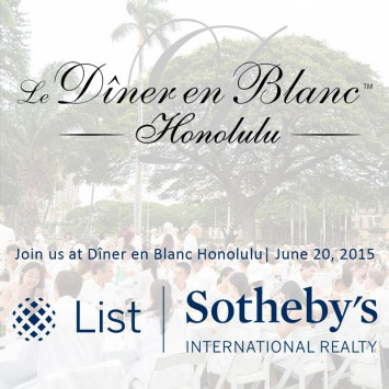 List Sotheby's: Proud Partner of Diner en Blanc Honolulu
