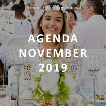 Le Dîner en Blanc – Agenda November 2019