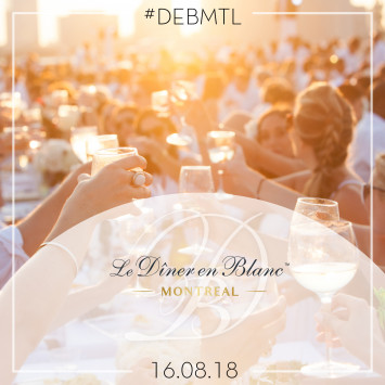 Save-the-date | Le Dîner en Blanc de Montréal 2018