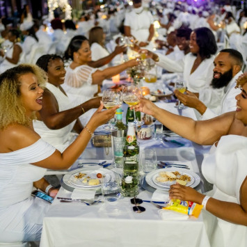 What are you having for dinner at Le Diner en Blanc Jamaica?