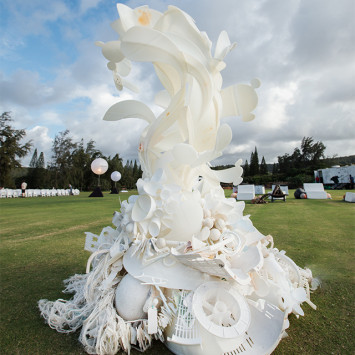 One-of-a-Kind Sculpture for Le Dîner en Blanc - Honolulu