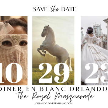 Diner en Blanc Orlando welcomes A Royal Masquerade Theme for 2023
