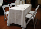 Booking tables and chairs