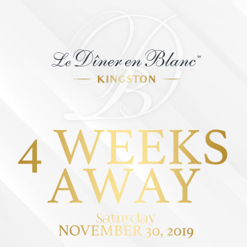 Less than 4 Weeks Away to Diner En Blanc Kingston