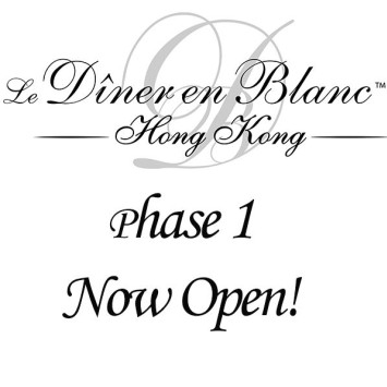 Tickets sales for Diner En Blanc - Hong Kong has started