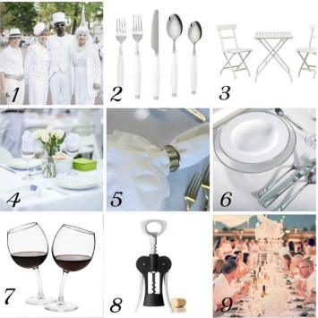 WHAT TO BRING TO DINER EN BLANC 2017